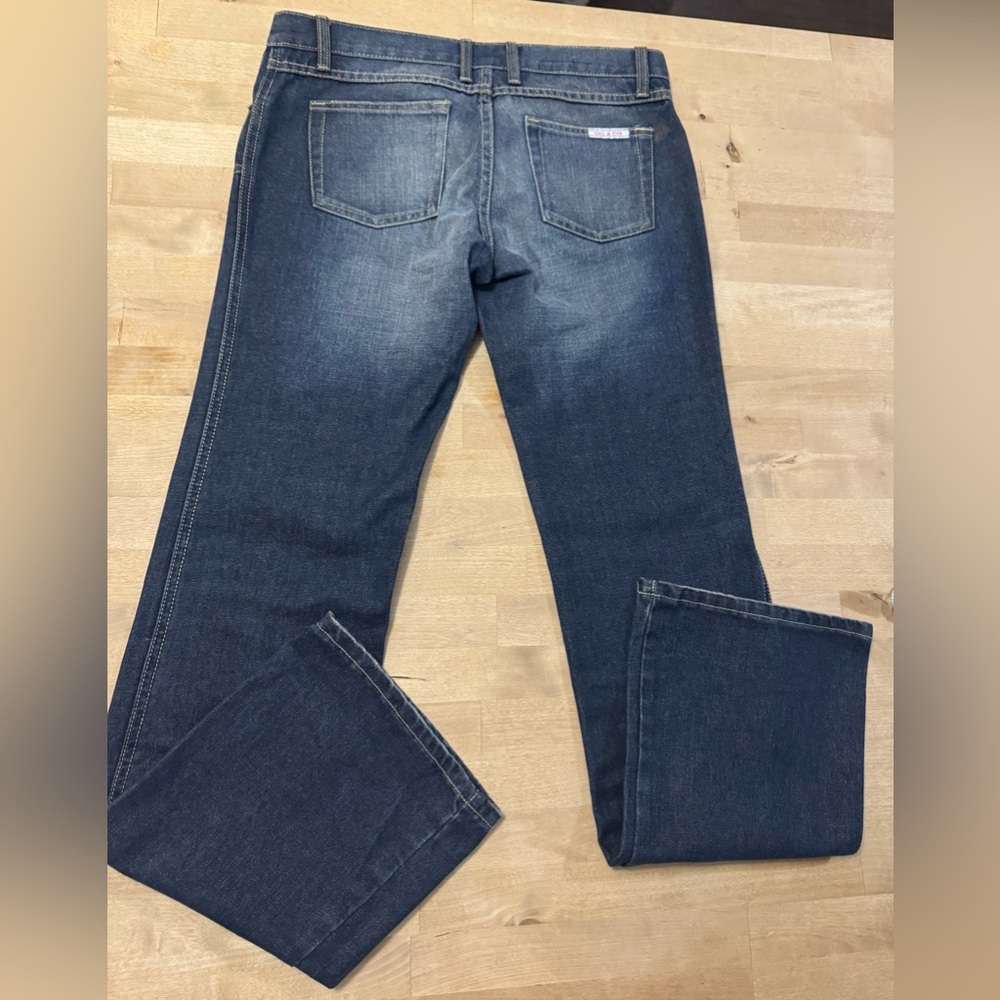 Sass & Bide Dark Indigo low rise flare jeans